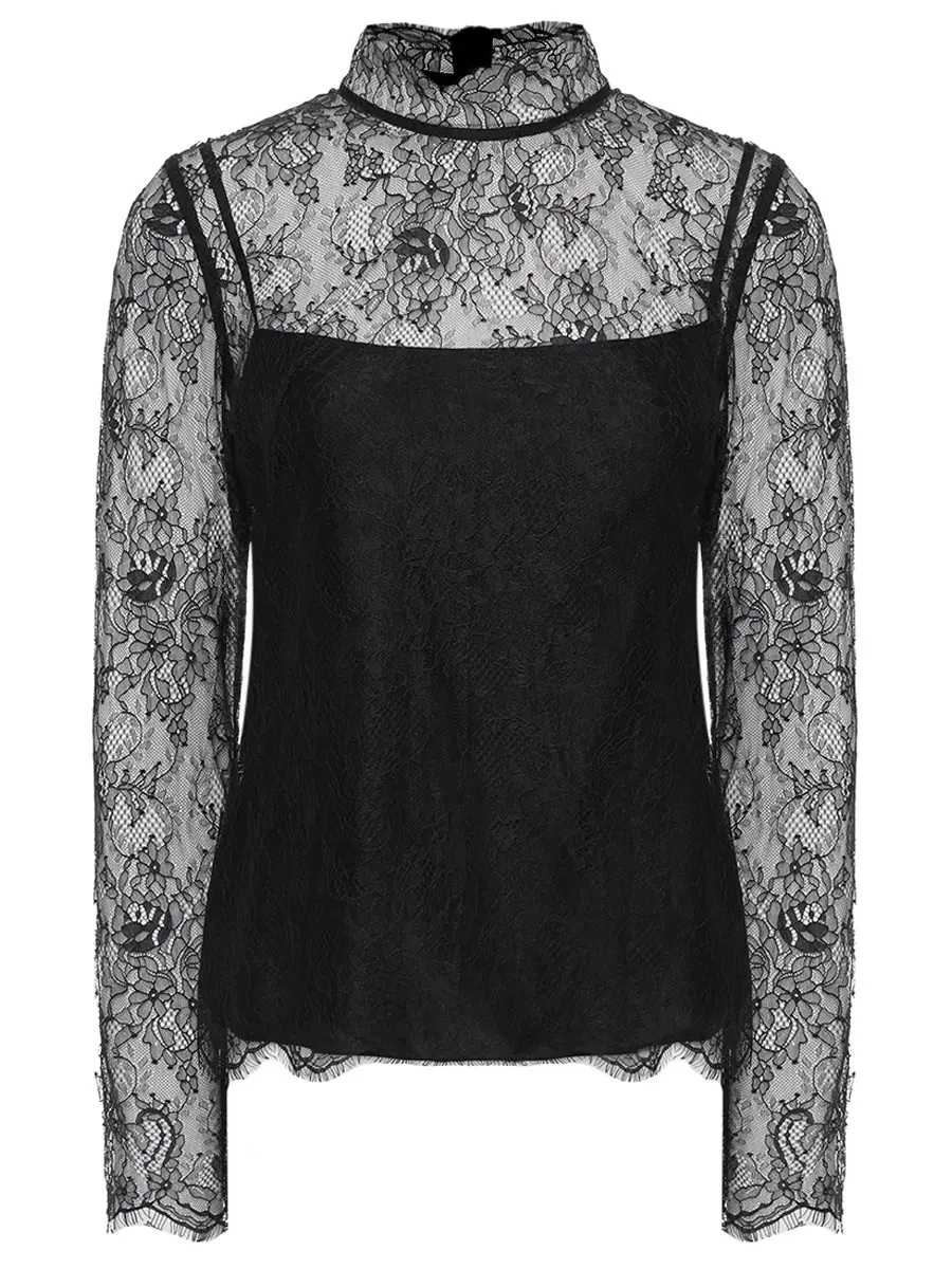 Блуза кружевная
