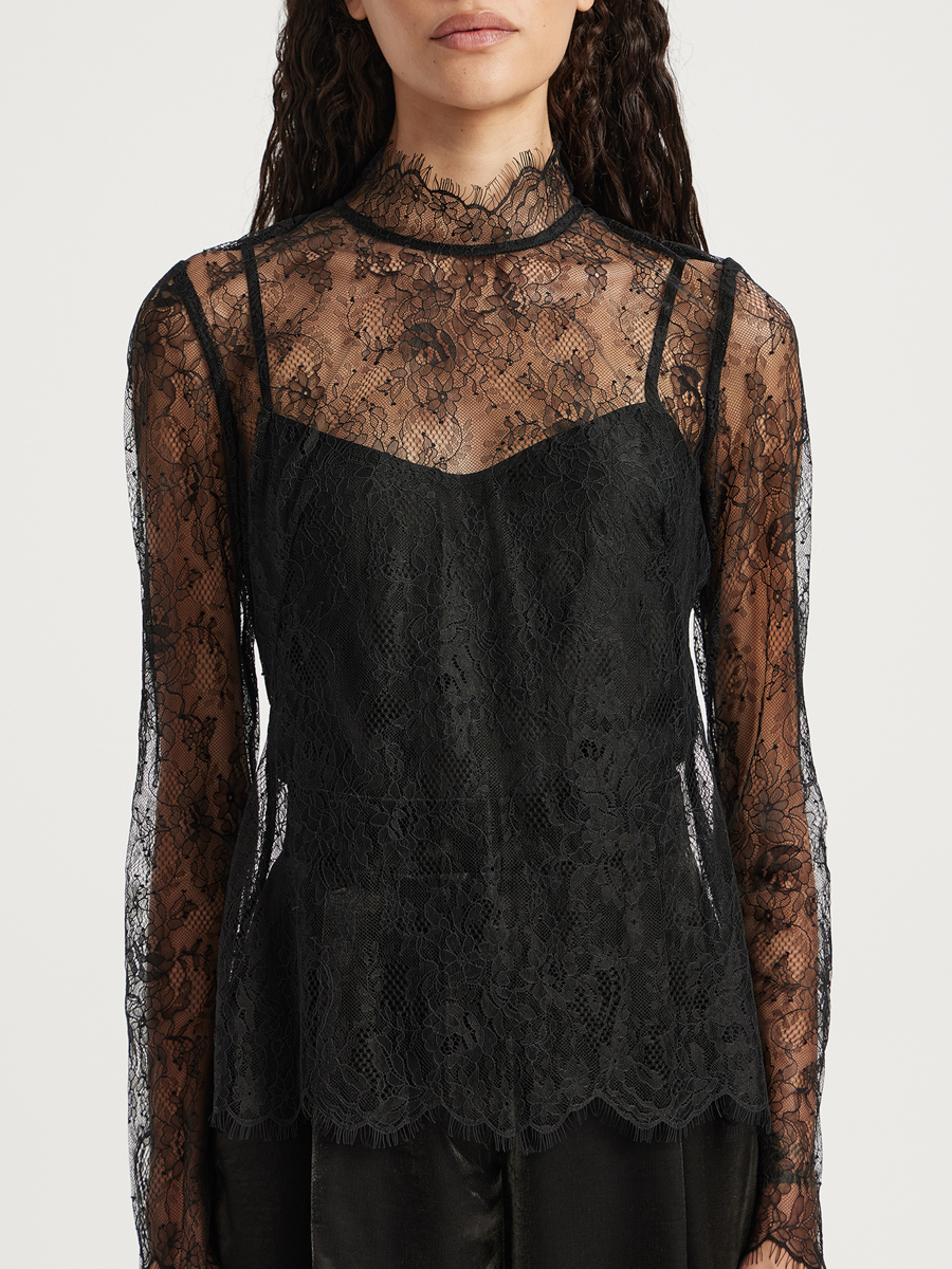 Блуза кружевная