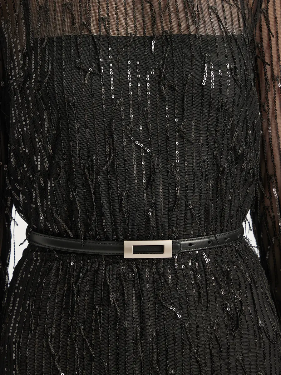 Платье с пайетками