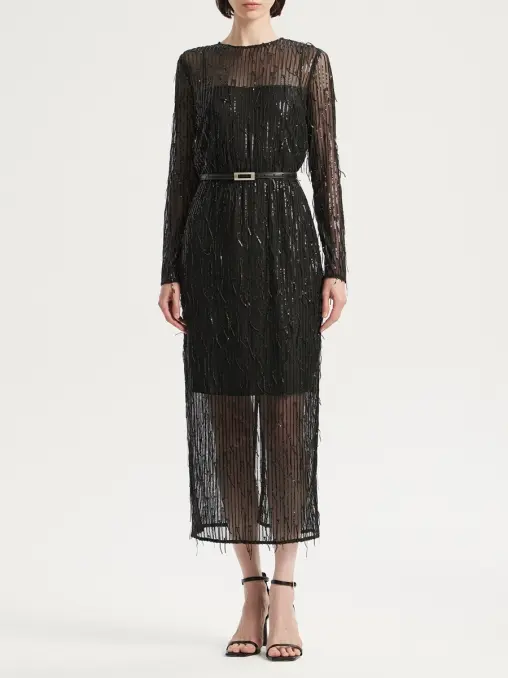 Платье с пайетками EMILIA DELL'ORO