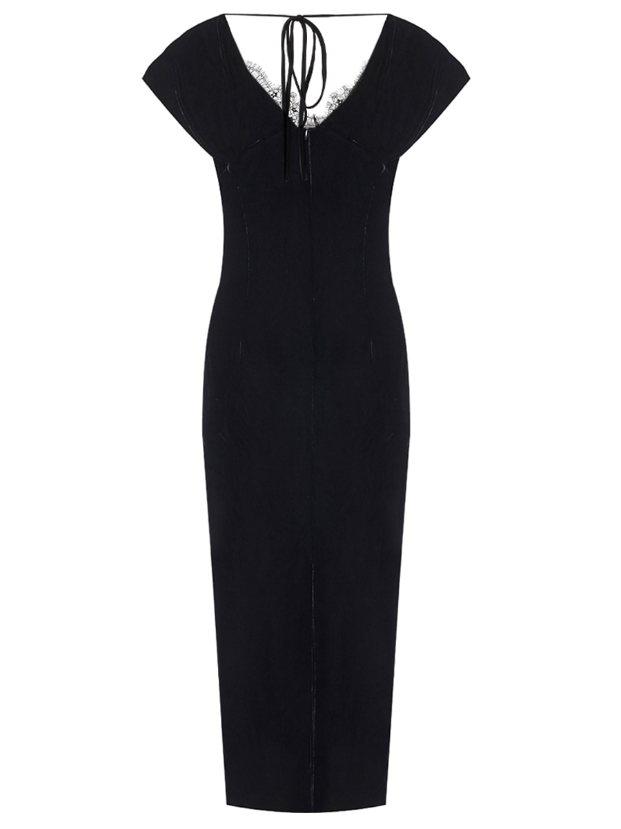 Платье бархатное