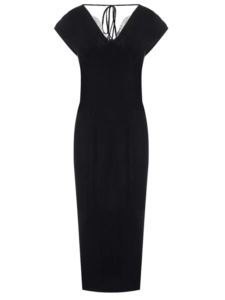 Платье бархатное