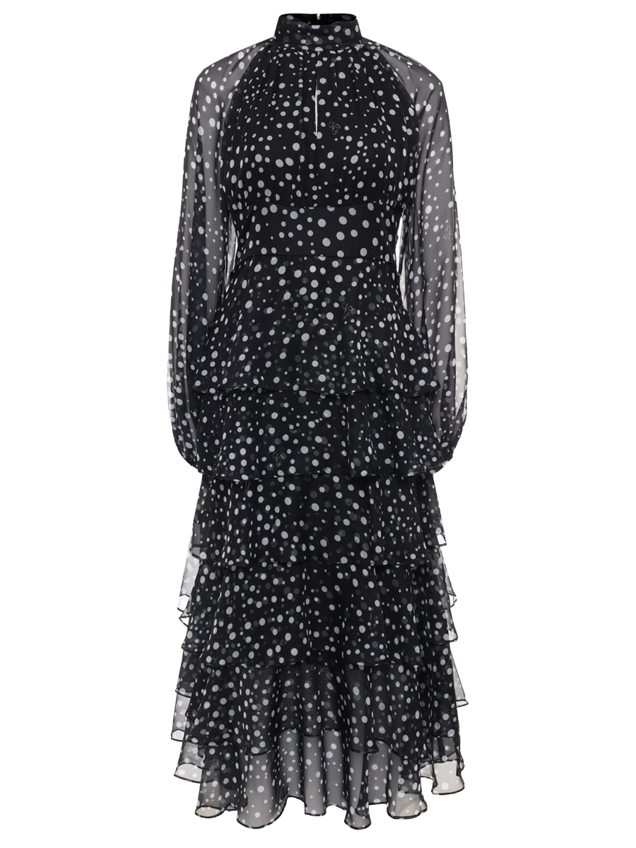 Платье в горох