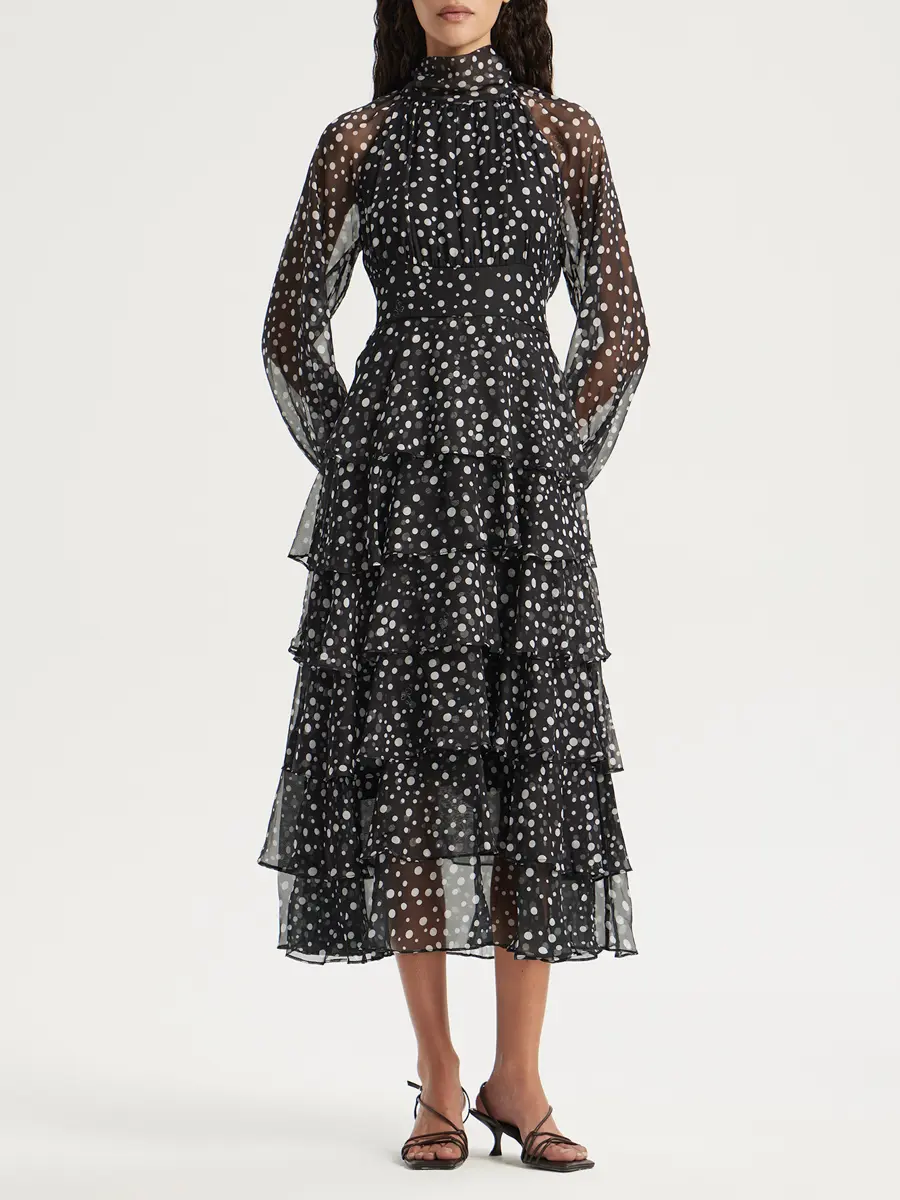 Платье в горох