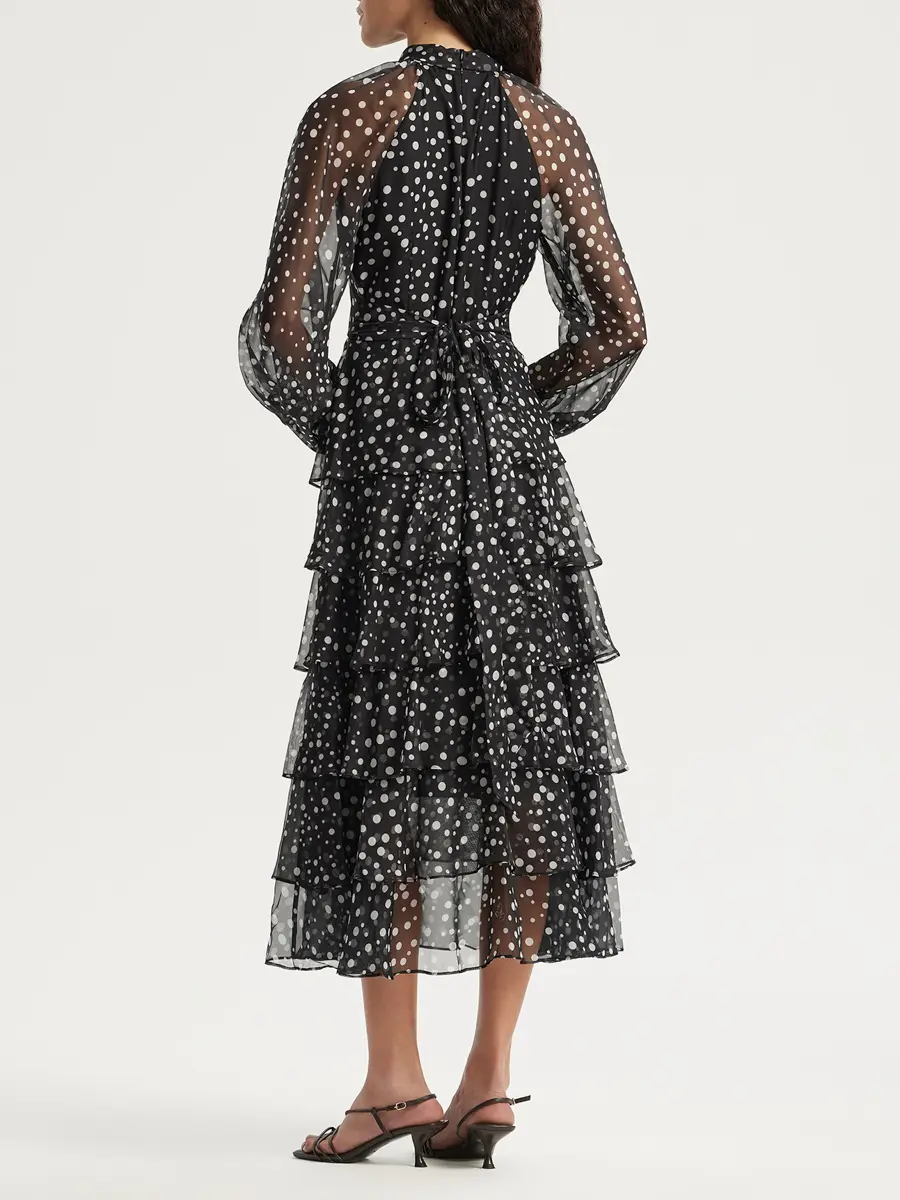 Платье в горох