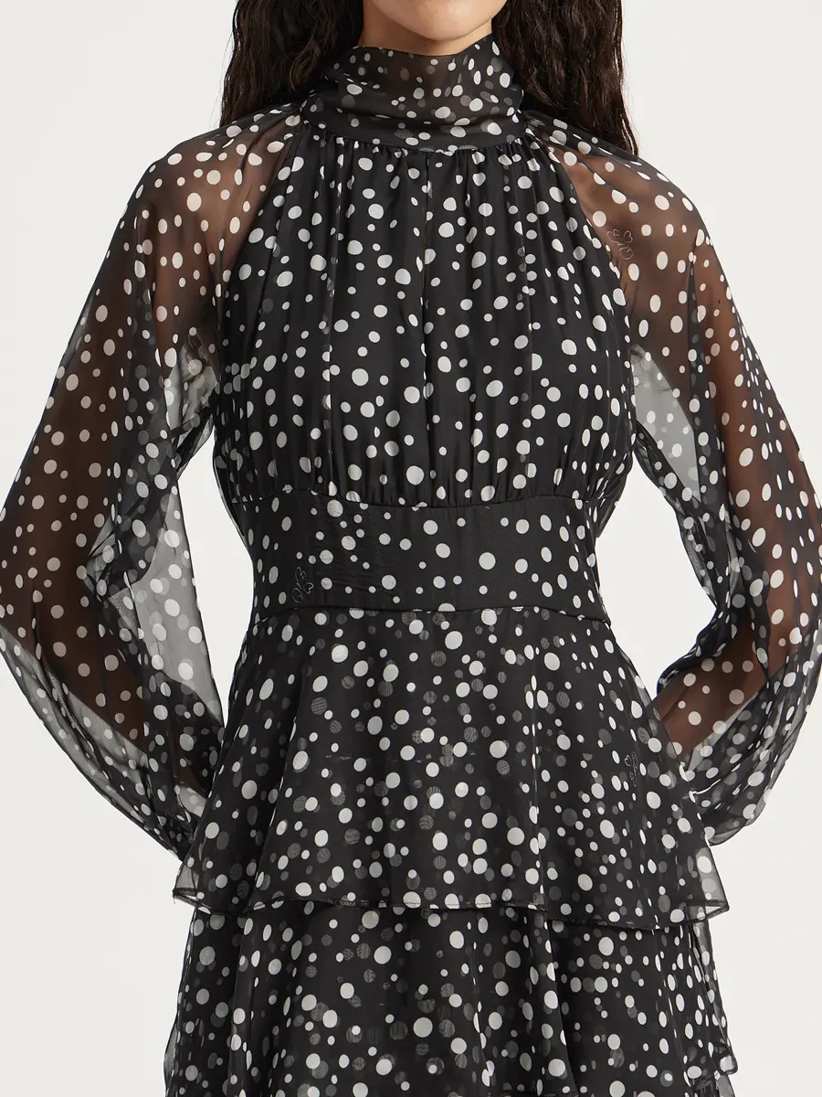 Платье в горох