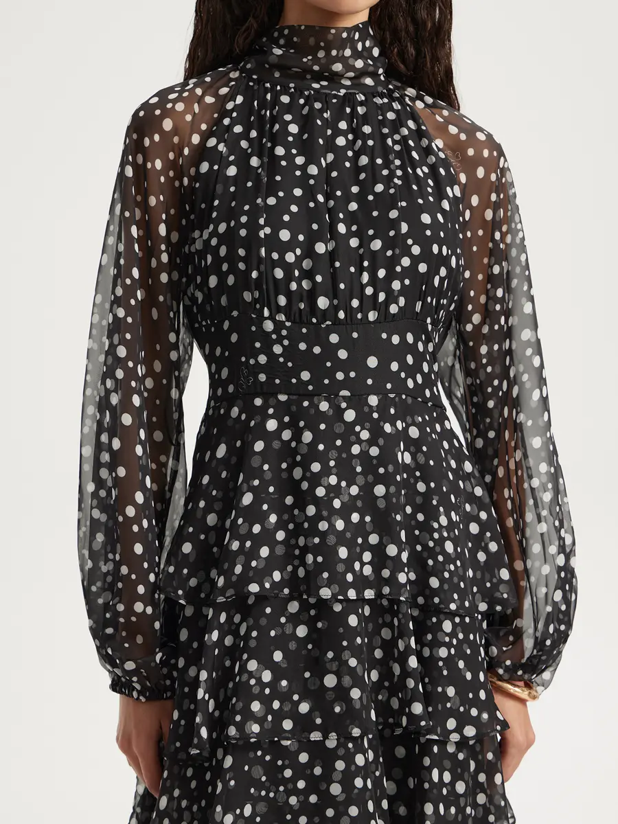 Платье в горох