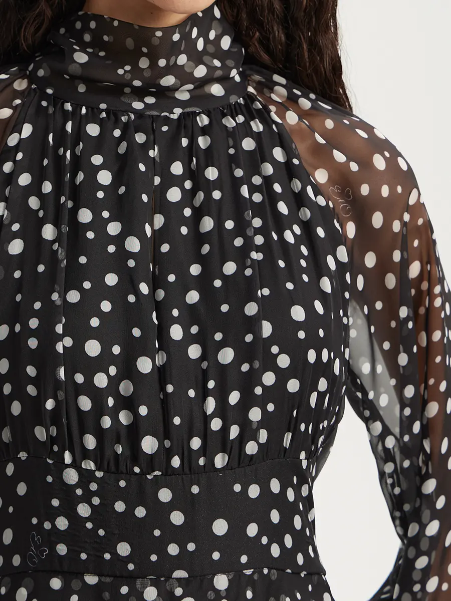 Платье в горох