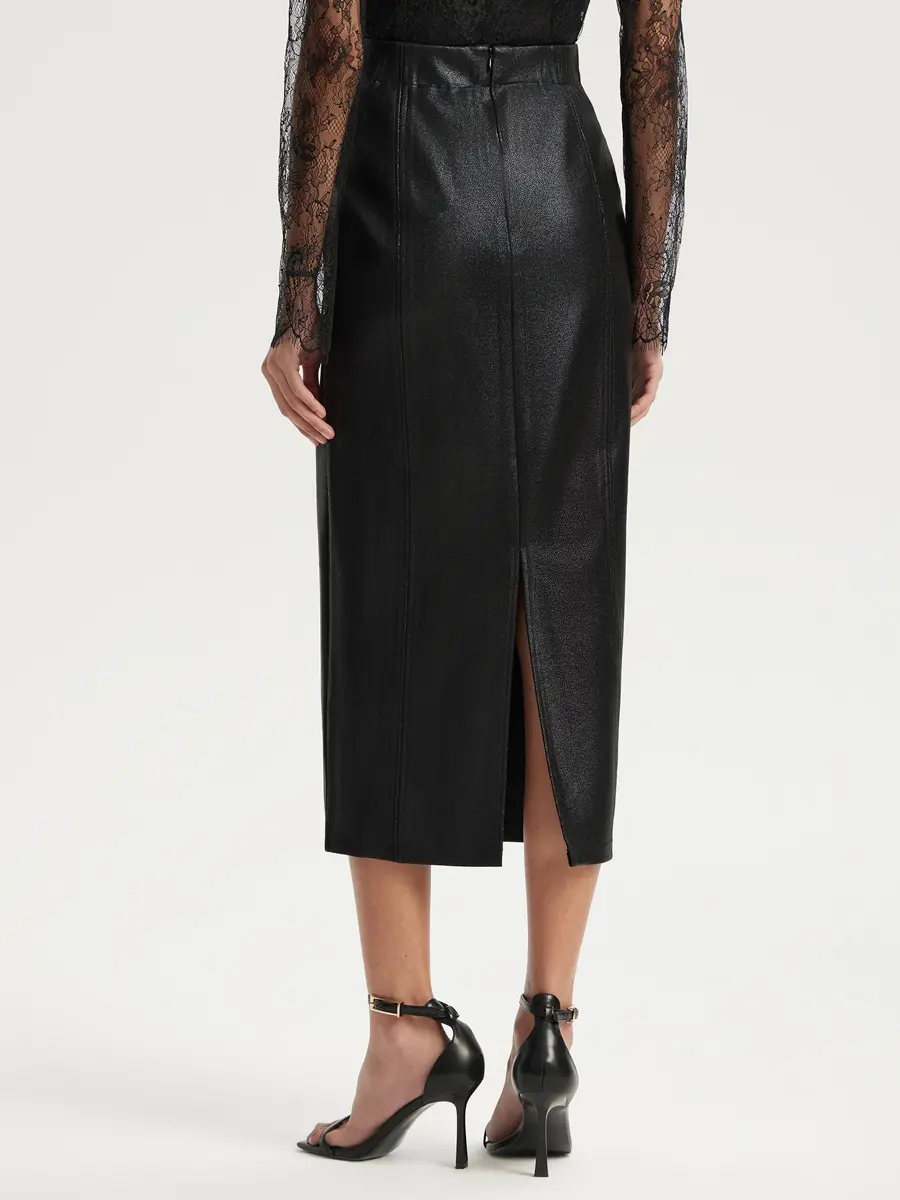 Юбка однотонная