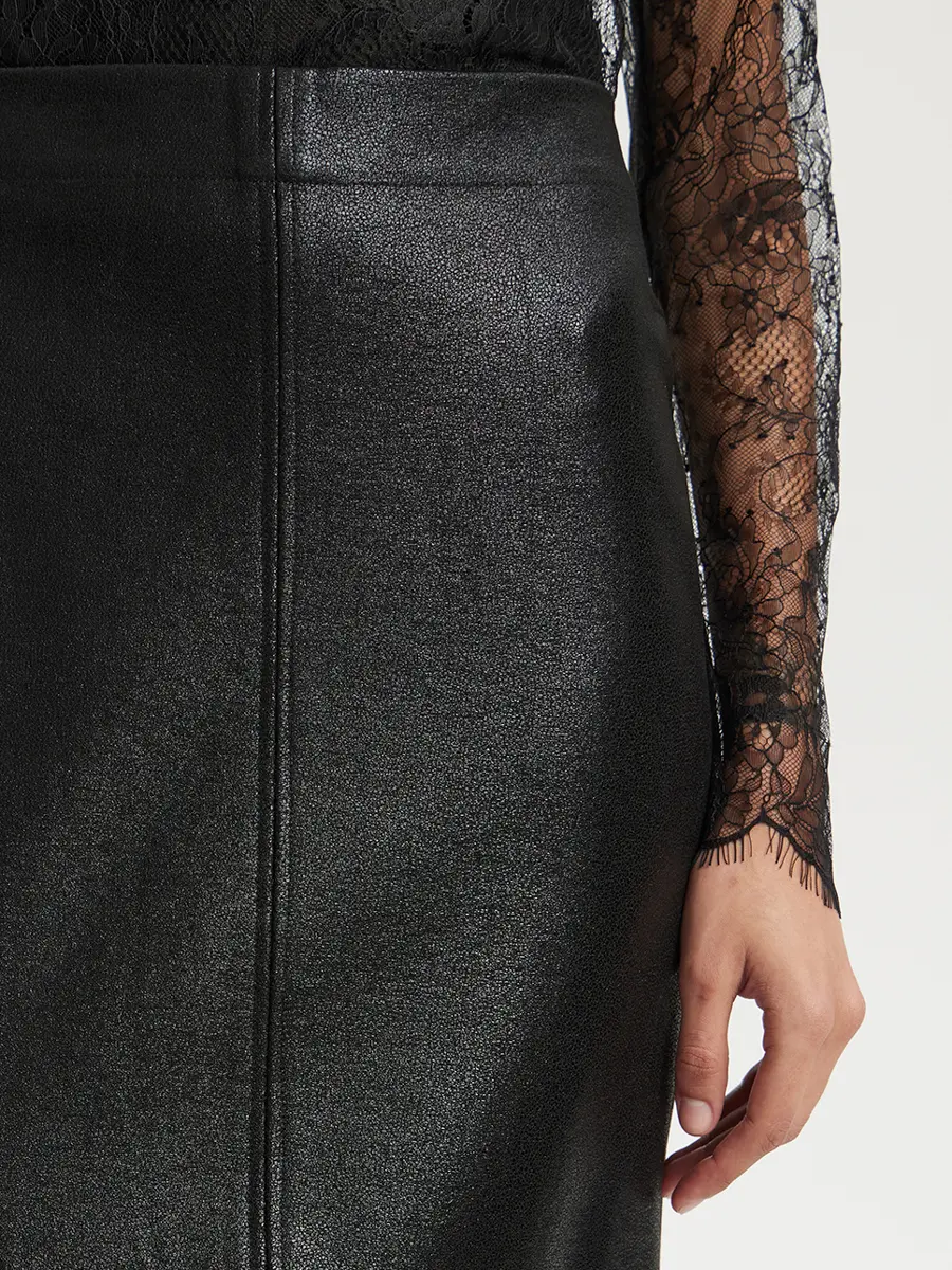 Юбка однотонная