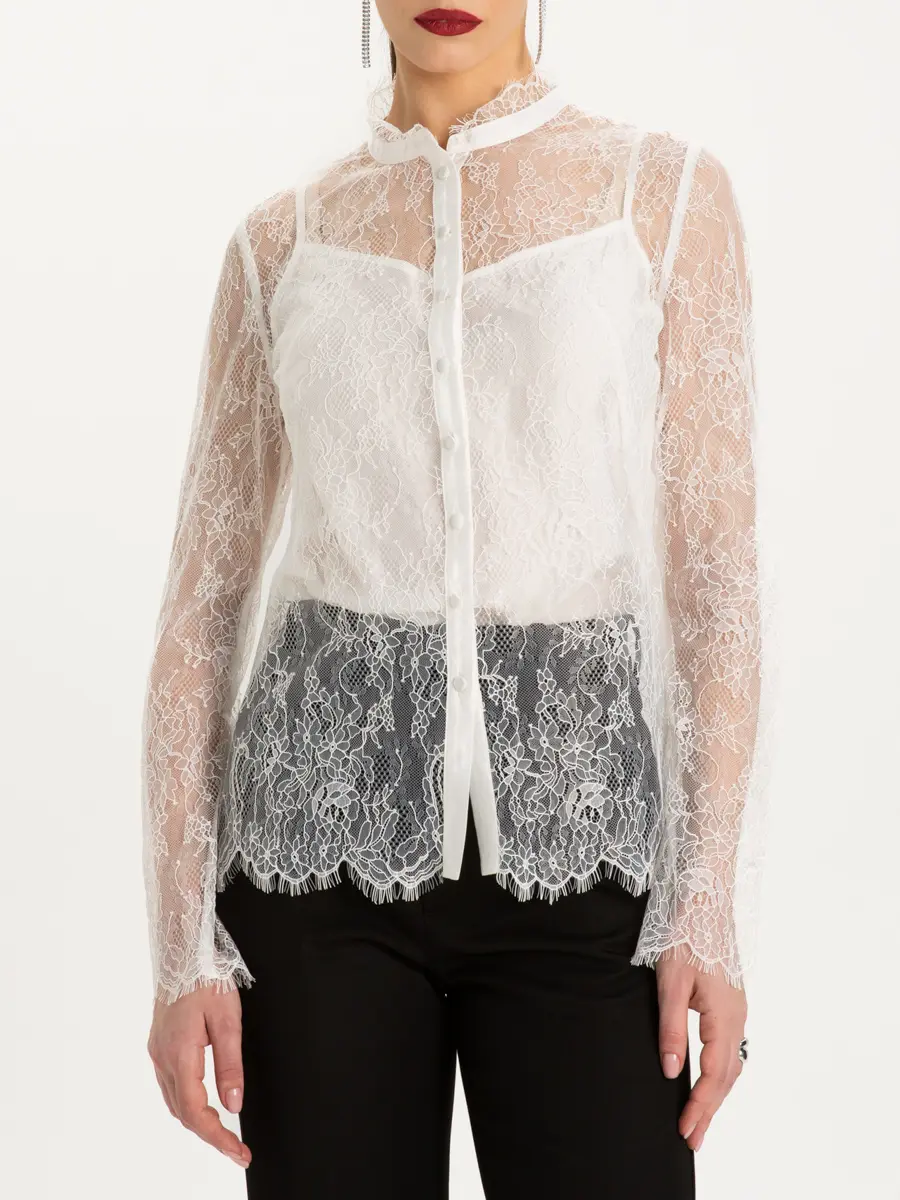 Блуза кружевная
