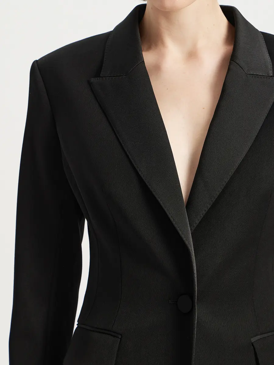 Пиджак однотонный
