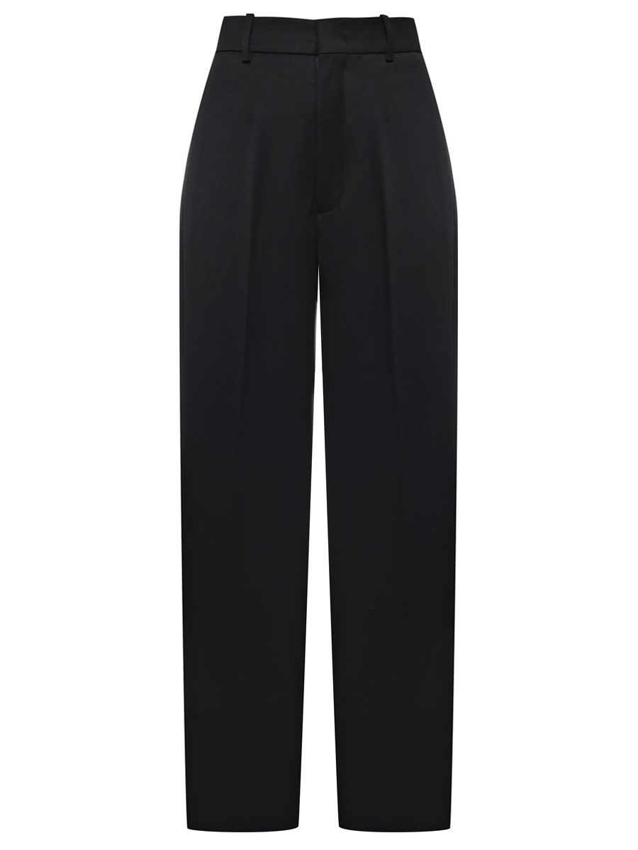 Брюки однотонные