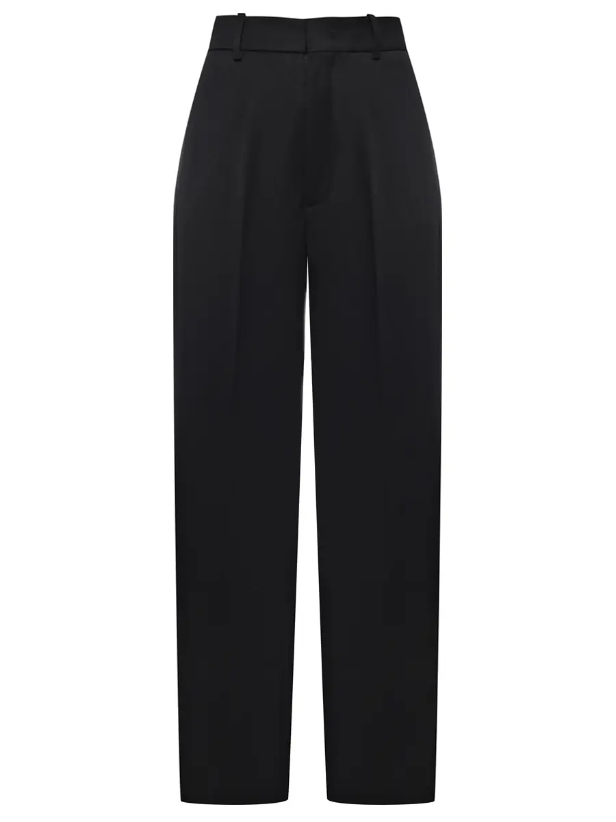 Брюки однотонные