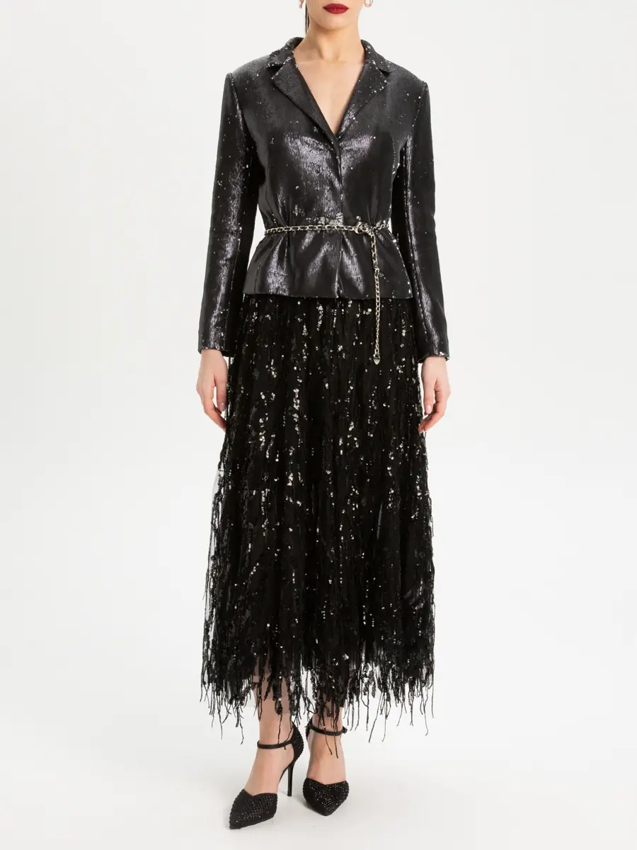 Пиджак с пайетками