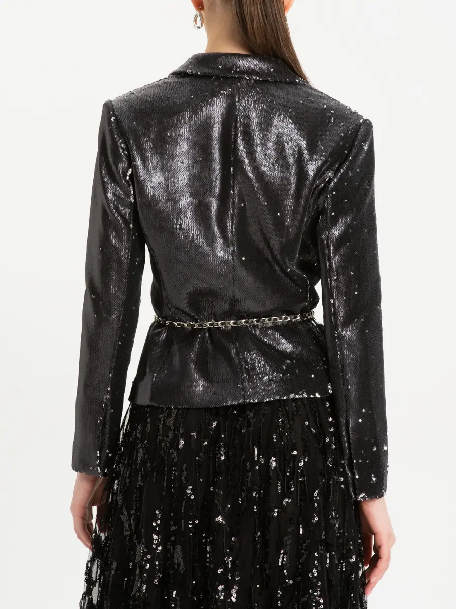 Пиджак с пайетками