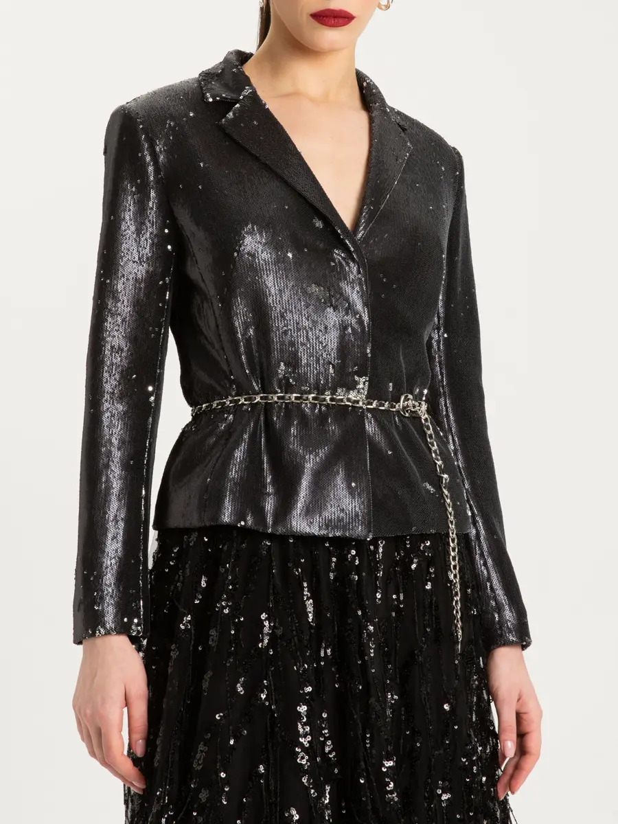Пиджак с пайетками