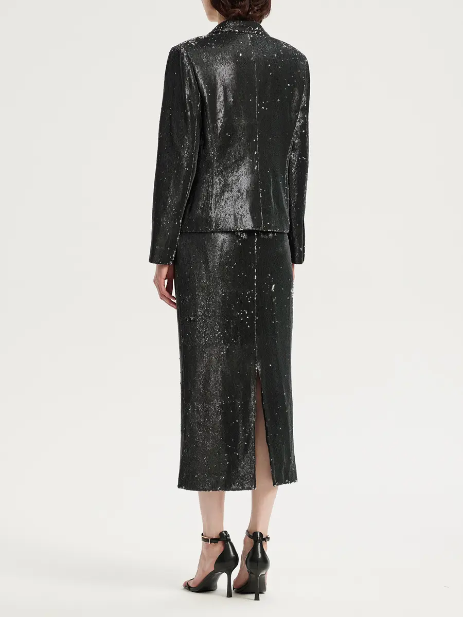 Юбка с пайетками