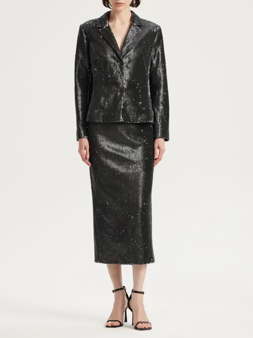 Юбка с пайетками EMILIA DELL'ORO