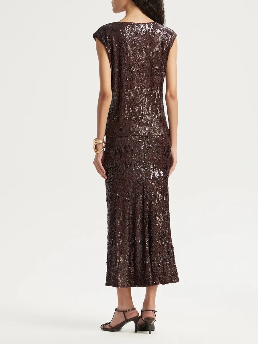 Топ с пайетками