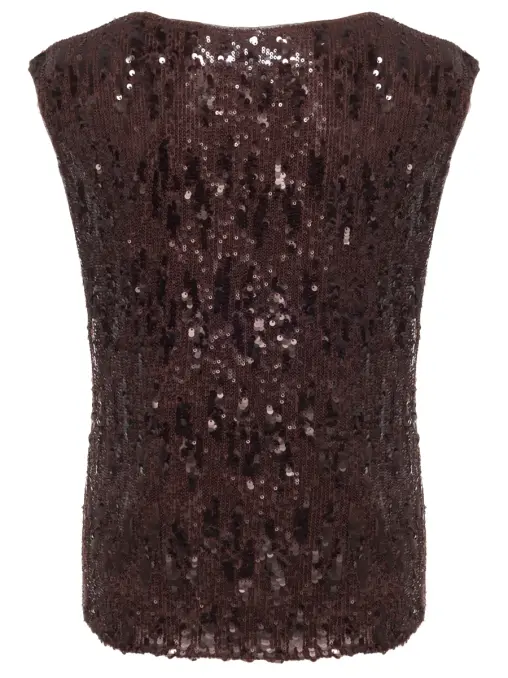 Топ с пайетками EMILIA DELL'ORO