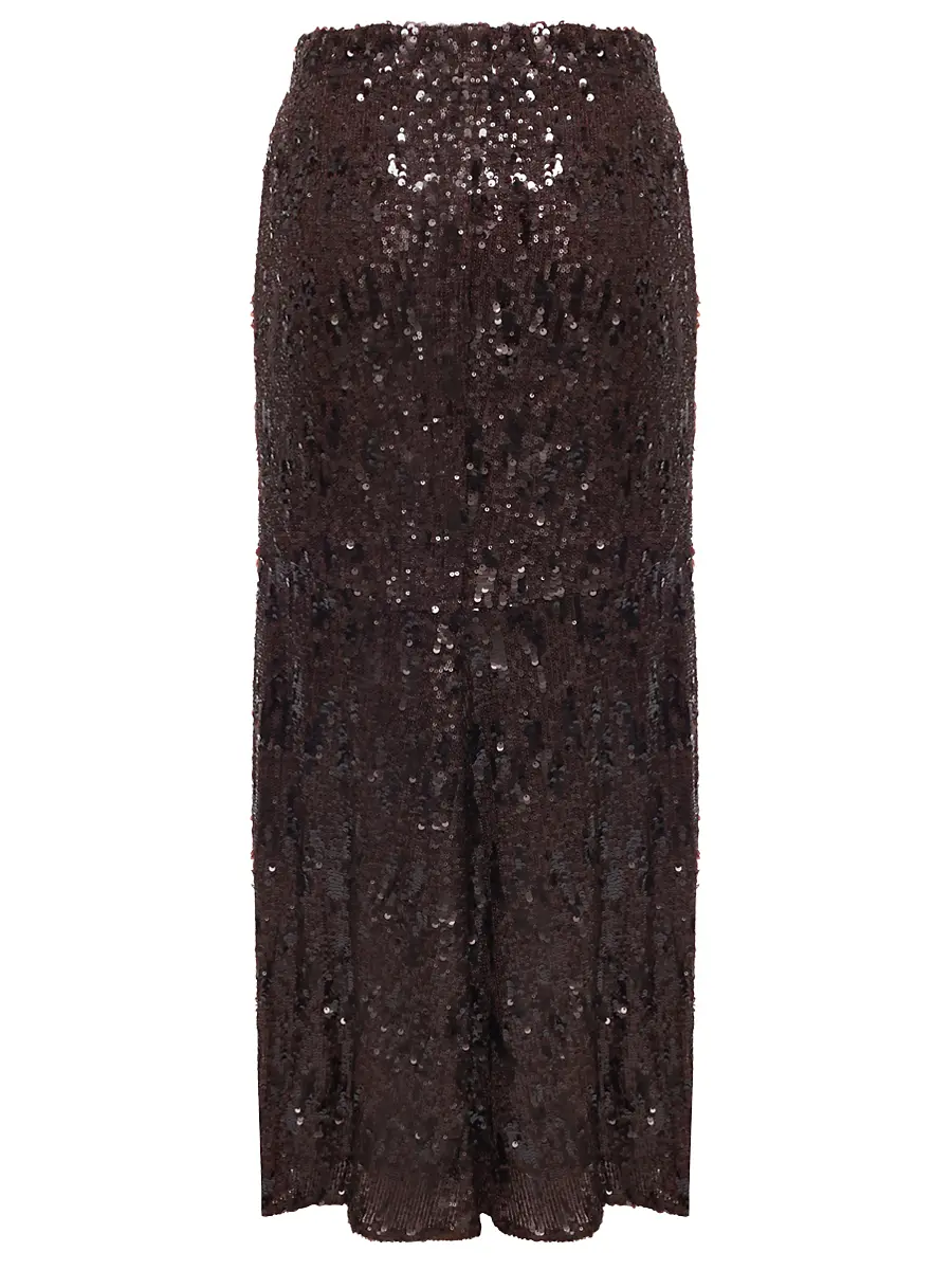 Юбка с пайетками