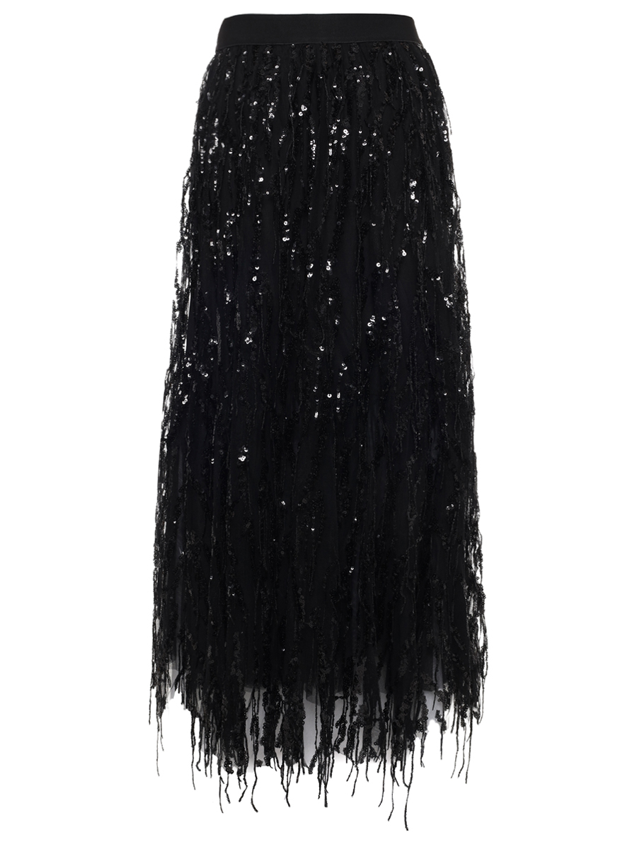 Юбка с пайетками