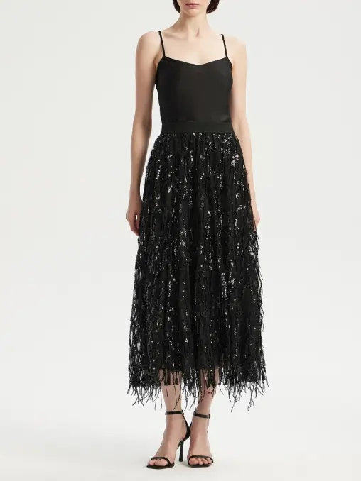 Юбка с пайетками EMILIA DELL'ORO