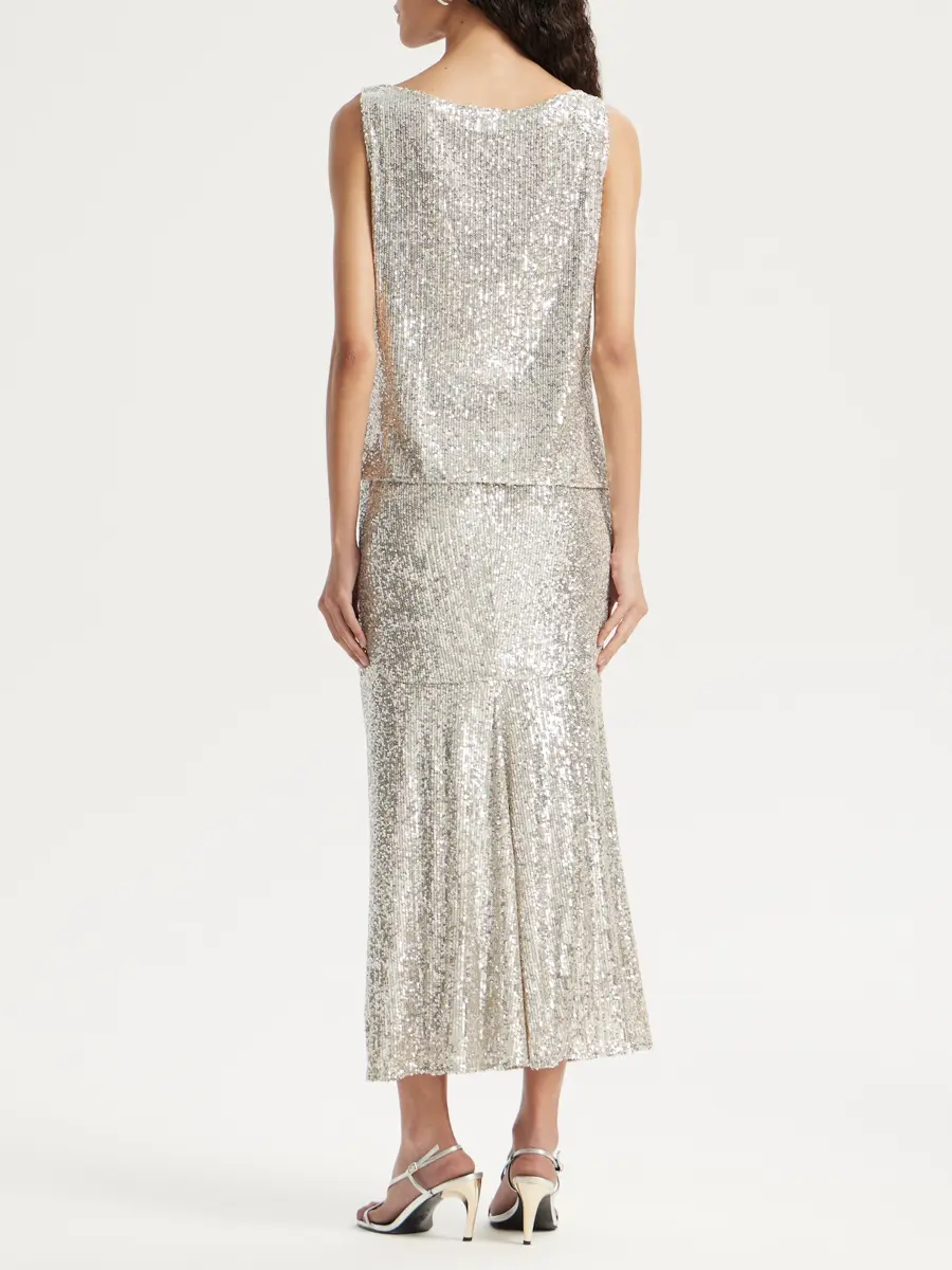 Топ с пайетками