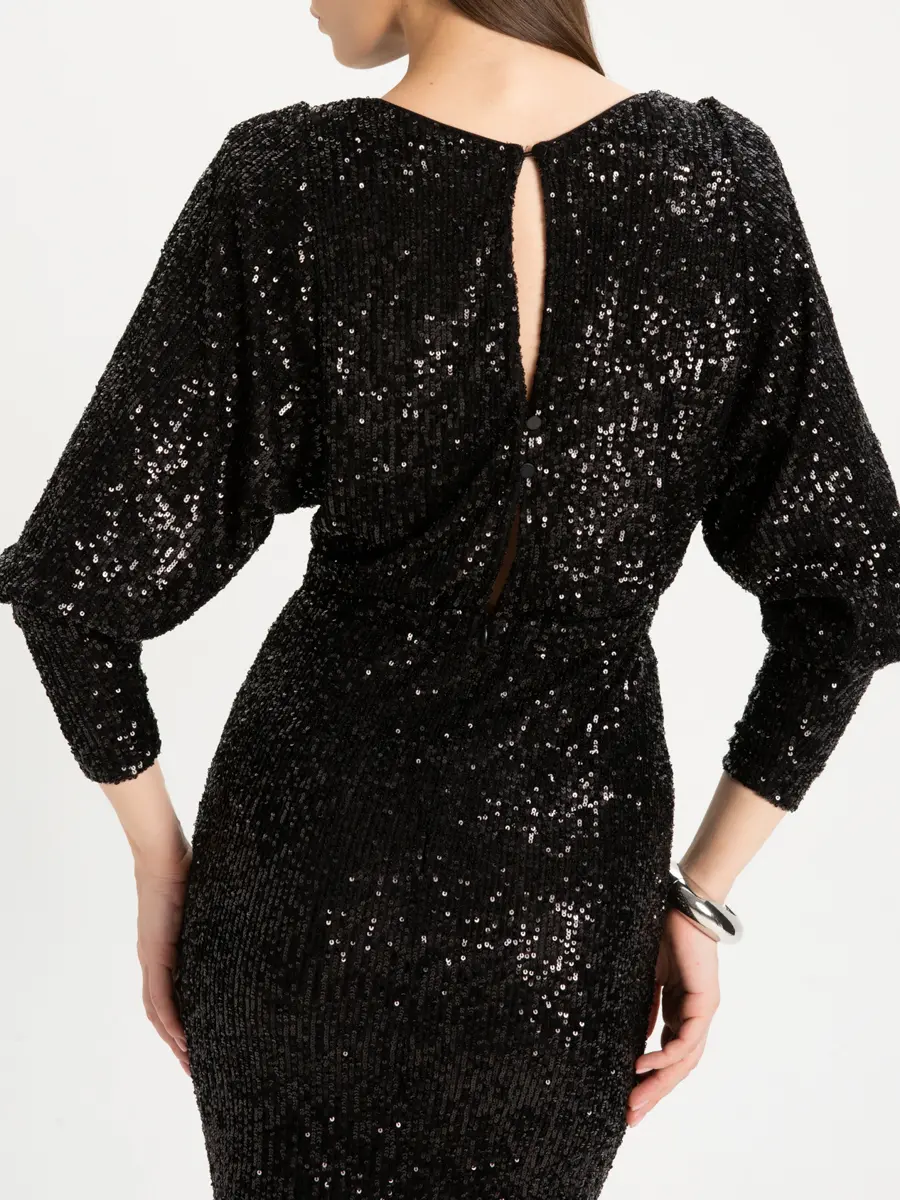 Платье с пайетками