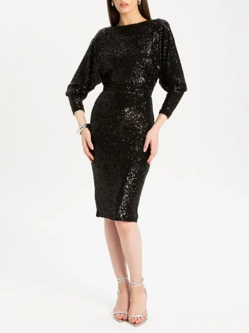 Платье с пайетками EMILIA DELL'ORO