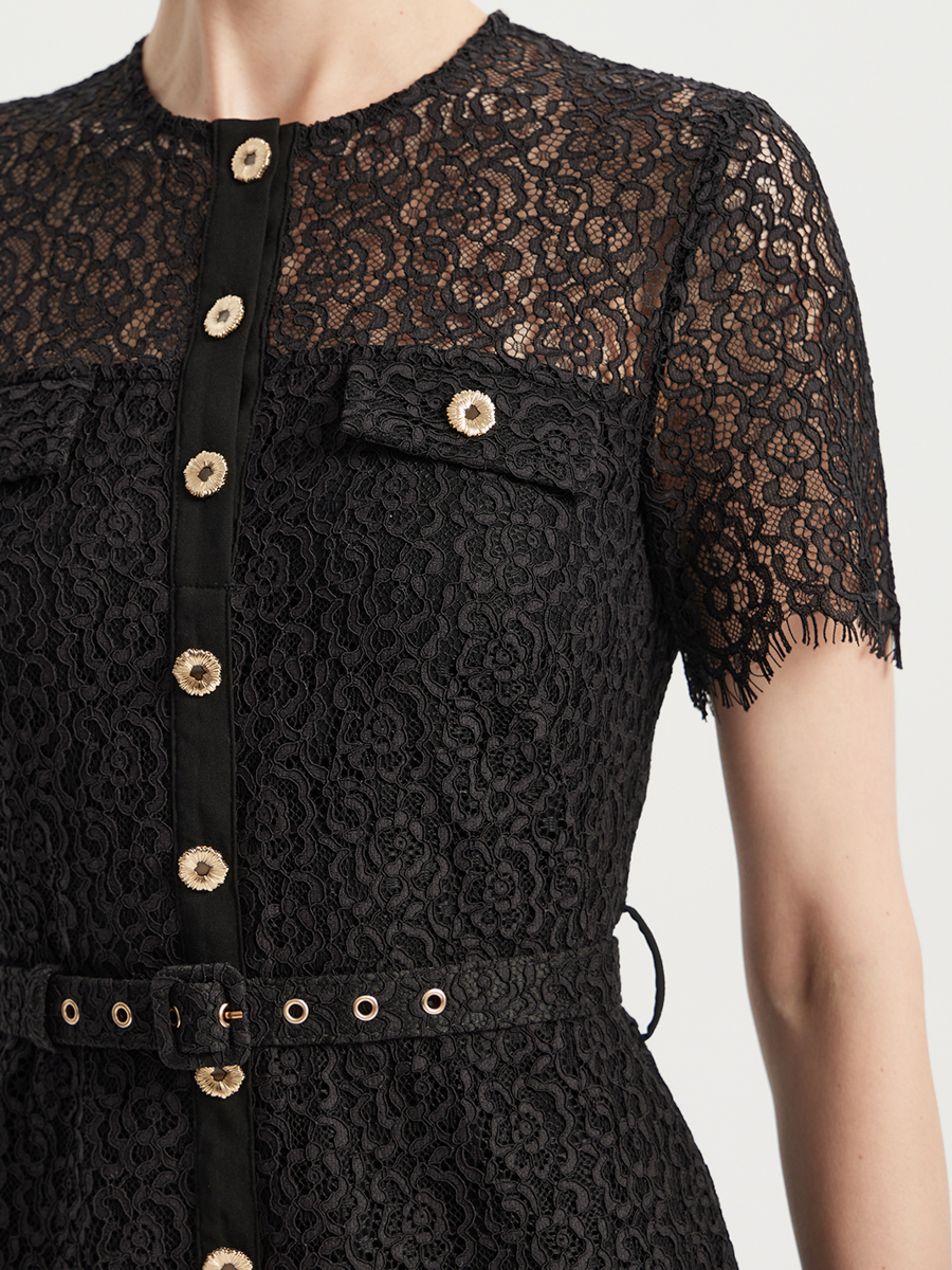 Платье кружевное