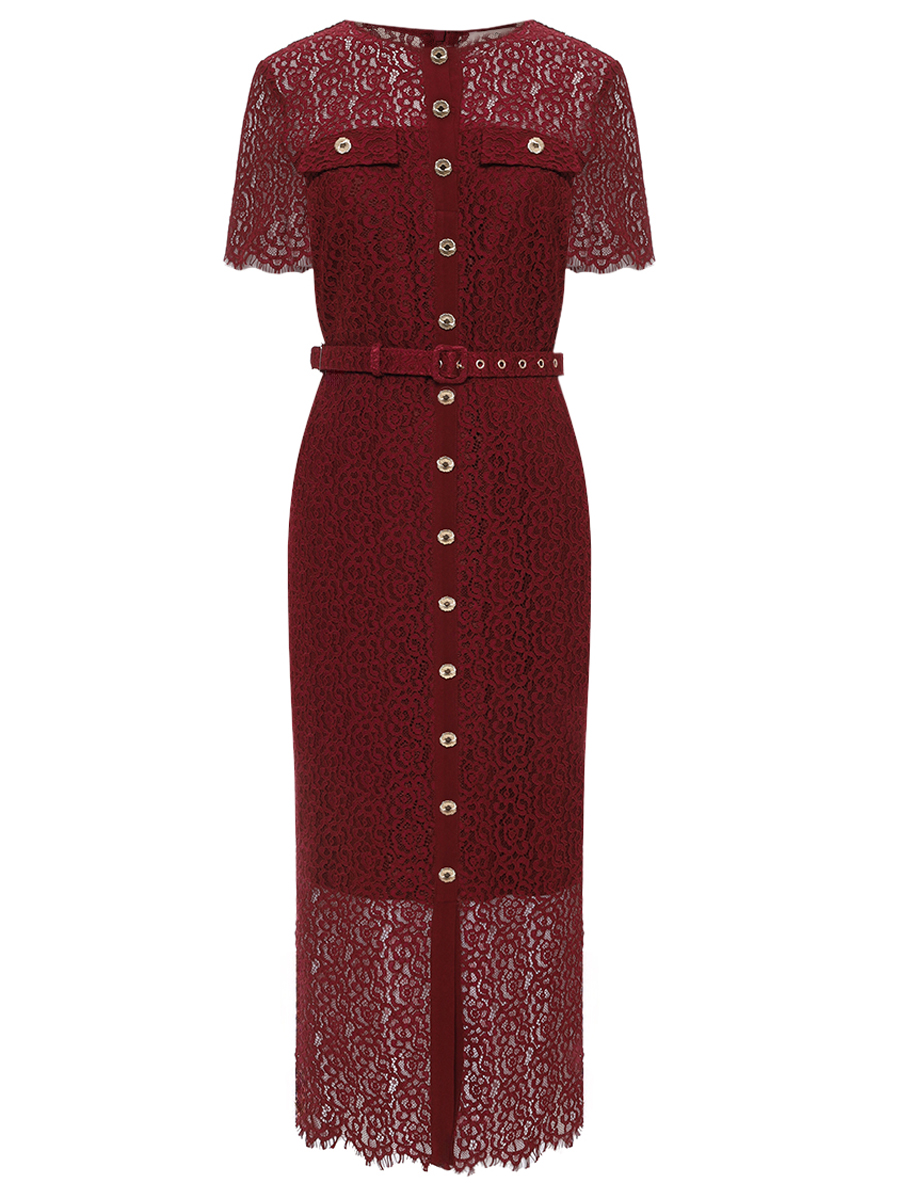 Платье кружевное