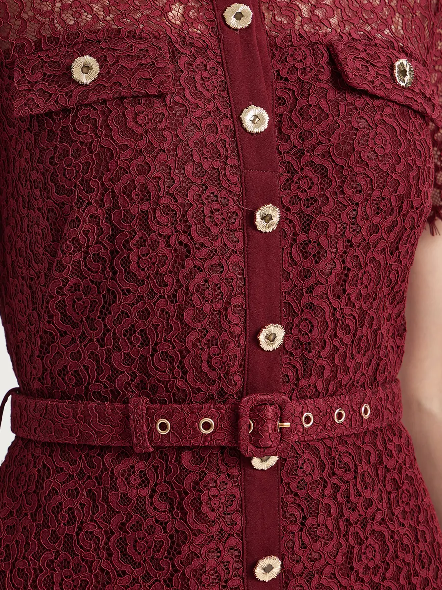 Платье кружевное