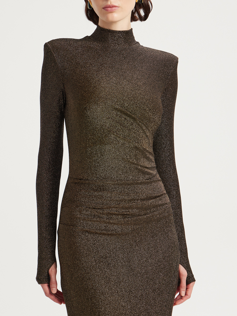 Платье с драпировкой