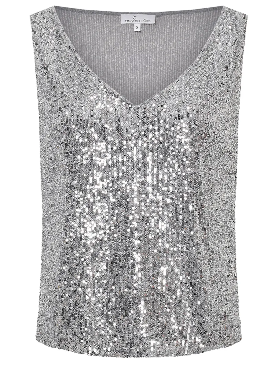 Топ с пайетками