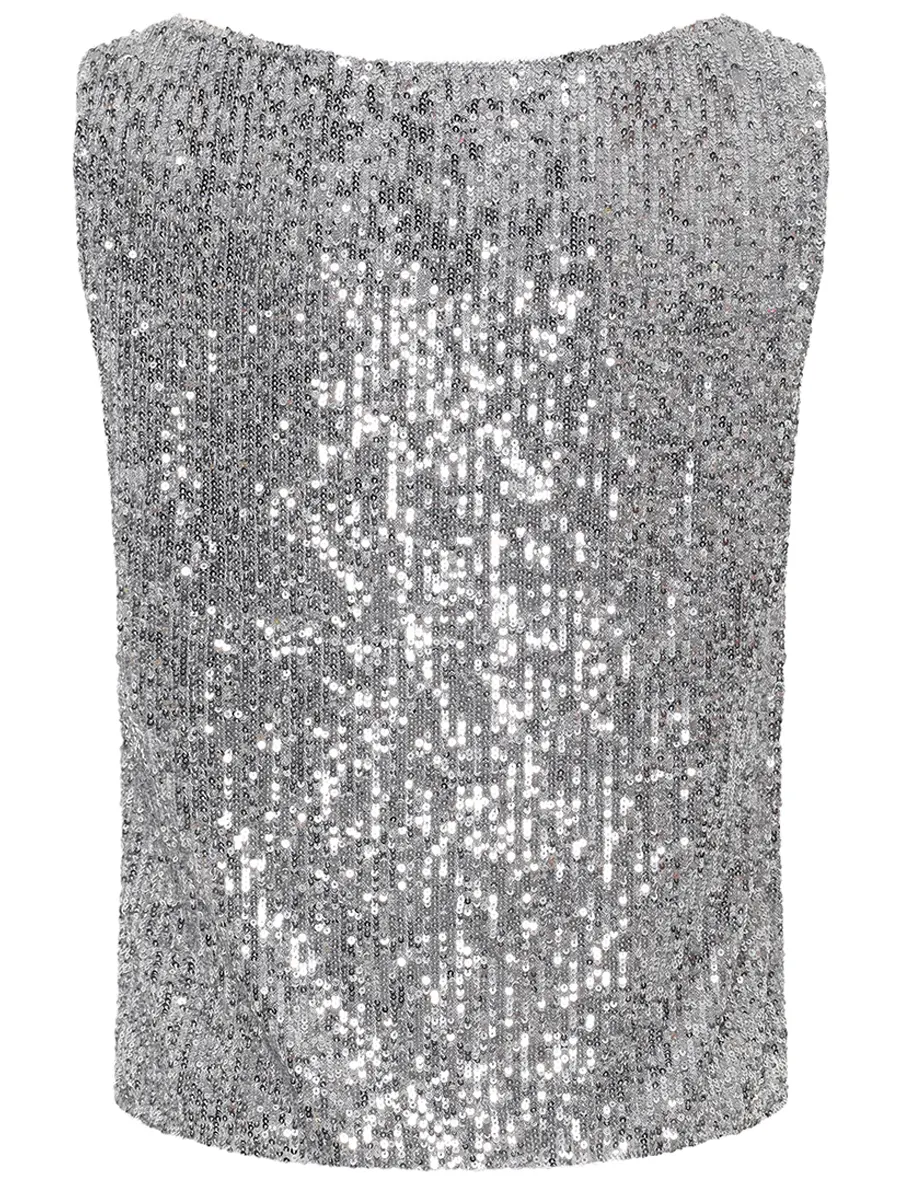 Топ с пайетками