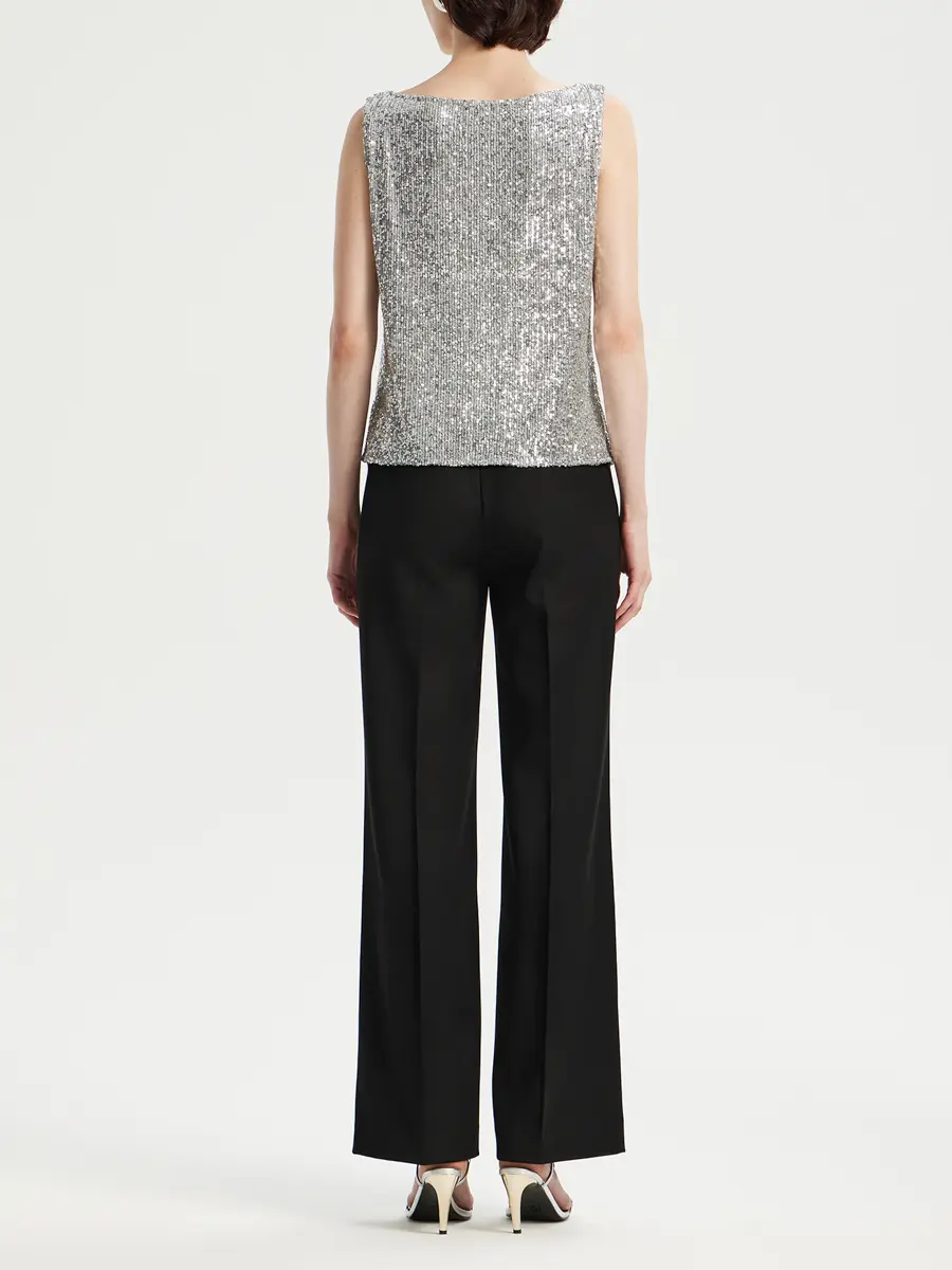 Топ с пайетками