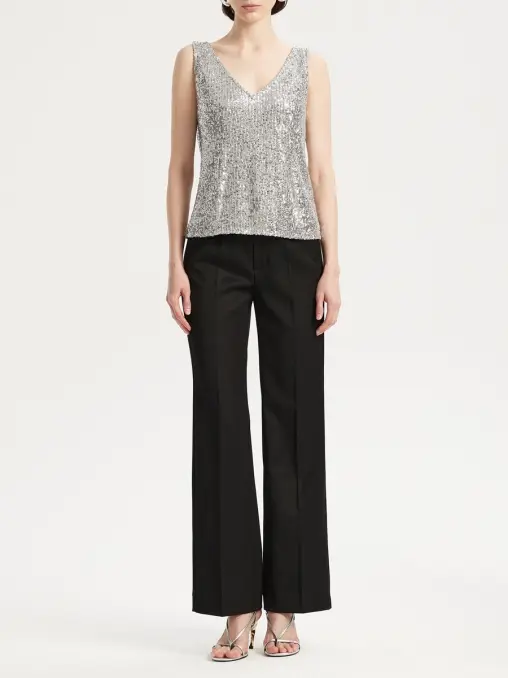 Топ с пайетками EMILIA DELL'ORO