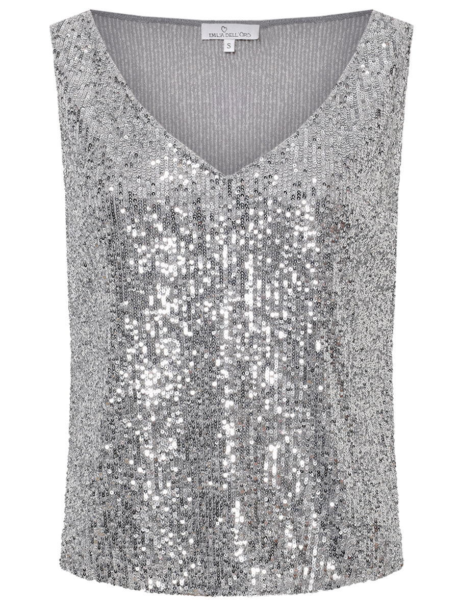 Топ с пайетками
