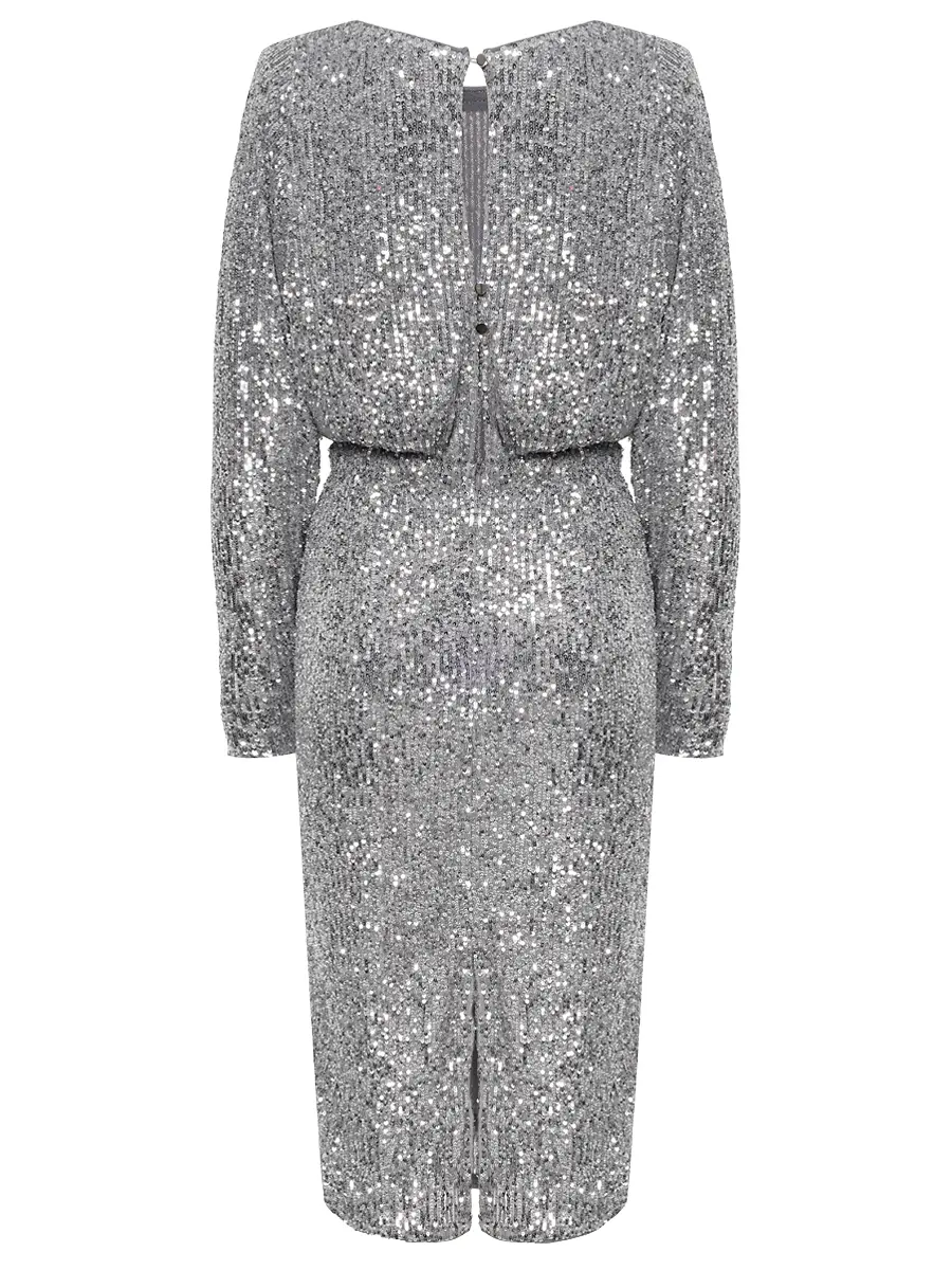 Платье с пайетками