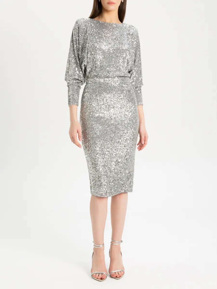 Платье с пайетками