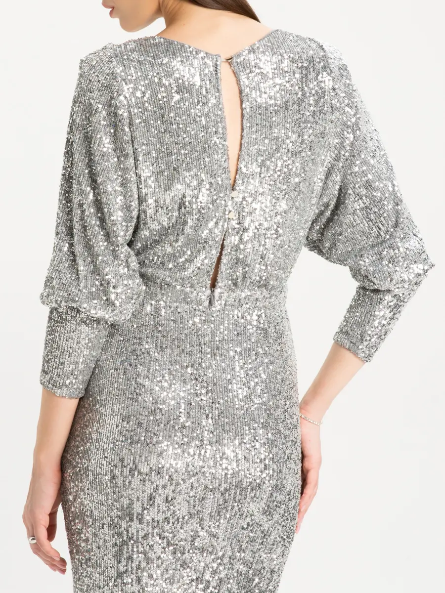 Платье с пайетками