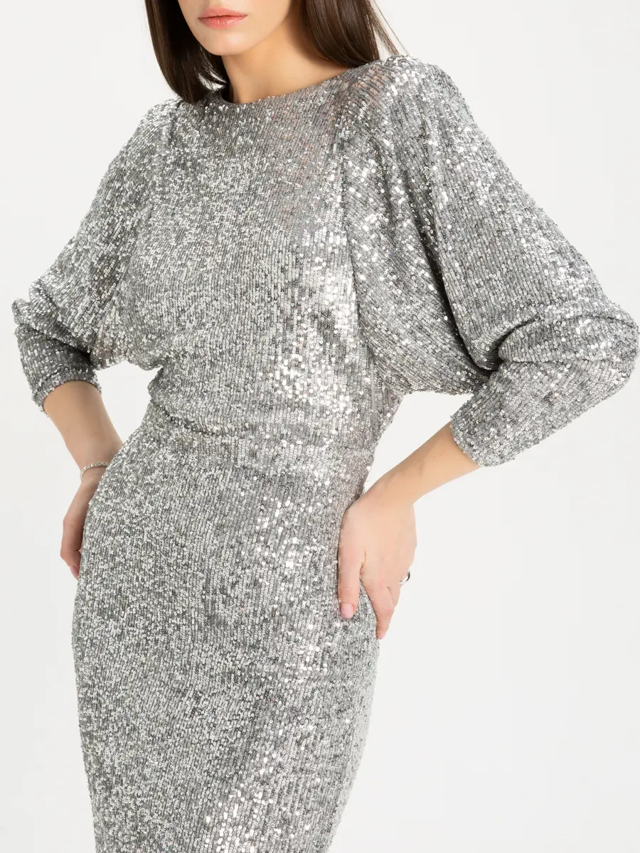 Платье с пайетками