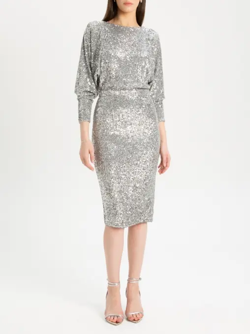 Платье с пайетками EMILIA DELL'ORO