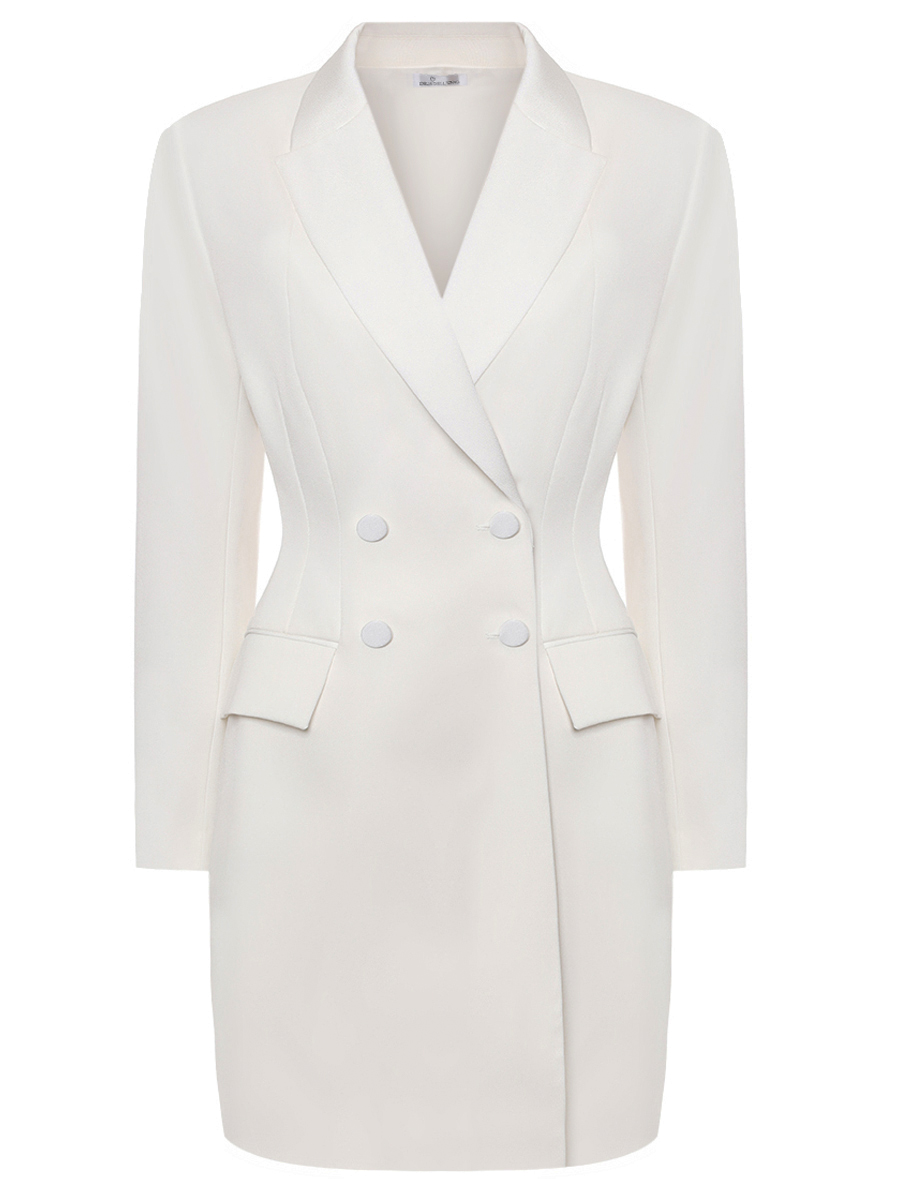 Платье-однотонное