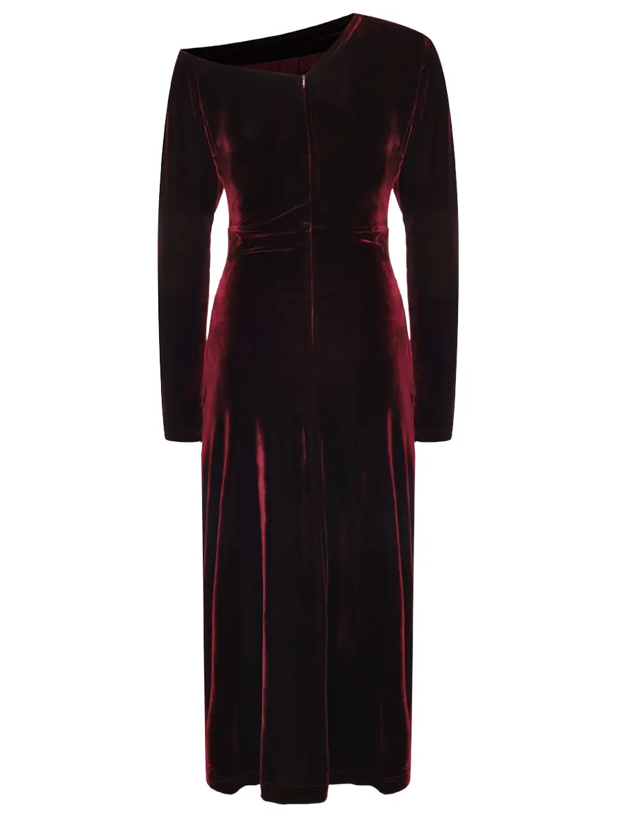 Платье бархатное