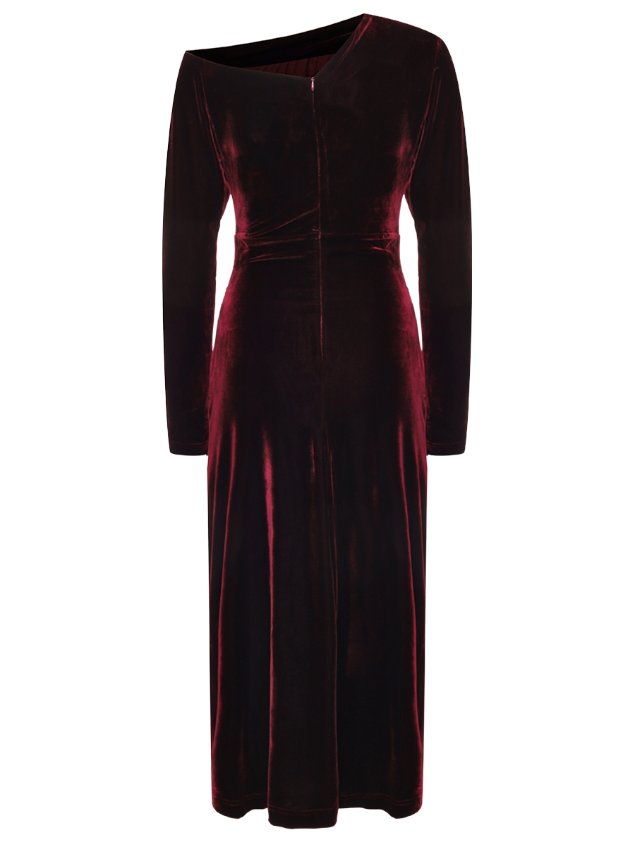 Платье бархатное