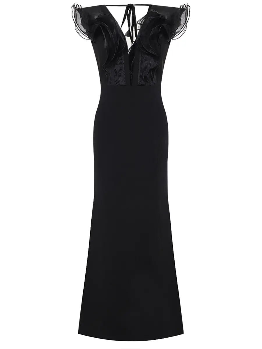 Платье однотонное