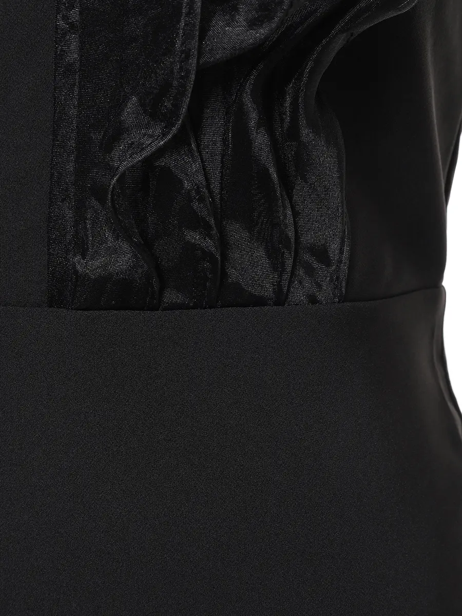 Платье однотонное